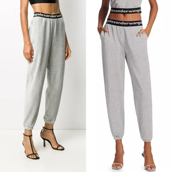 ALEXANDER WANG T Stretch Cotton-blend Corduroy Track Pants Size XS - Picture 5 of 7